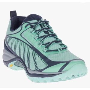 J034434 Merrell womens Siren Edge 3 Hiking Shoe, Navy/Wave, Size 9